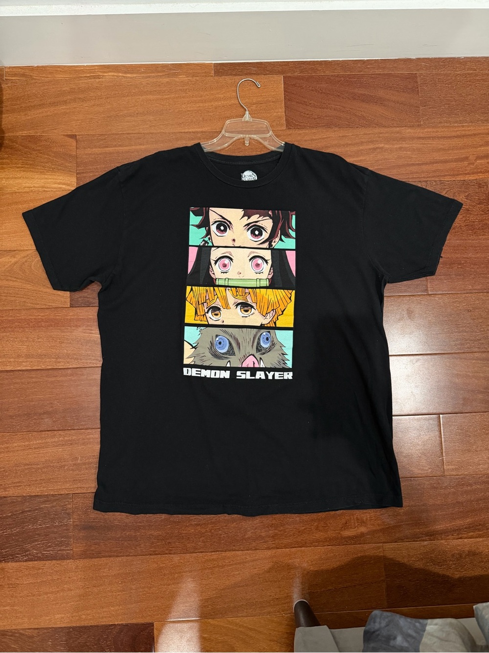 Black Demon Slayer Graphic Short Sleeve Tee